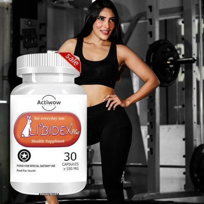 ACTIWOW Libidex Plus - Original Forte Capsules for Men A01(30 Capsules)