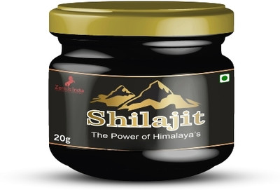 Zenius India Shilajit Resin For Strength, Power & Stamina(20 g)