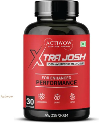 ACTIWOW Xtra Josh Capsules with Herbal Power(30 Capsules)