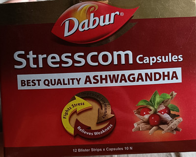 Dabur Stresscom Capsule (Ashwagandha)(120 Capsules)
