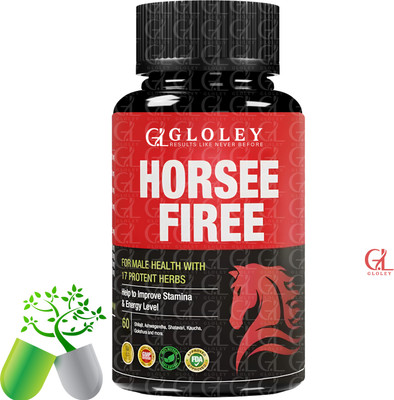 GLOLEY Horse Active Orignal Capsule With Fire Ayurveda Blend Tablets(60 Capsules)