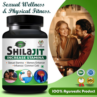 Sabates Shilajit | Ayurvedic Formula Boost Immunity & Energy Improves Metabolism(Pack of 3, 90 Capsules)
