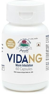 Ayush Herbs Vidang Worm infestation 60 capsules(60 Capsules)