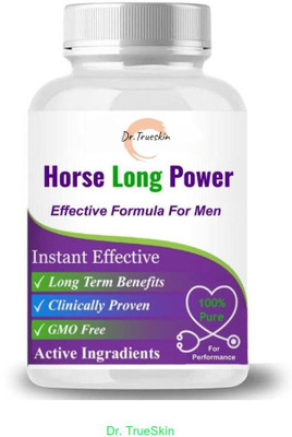 Dr.TrueSkin Horse Long Power Capsule & Oil To Enhance Men’s Strength and Vigor(30 Capsules)