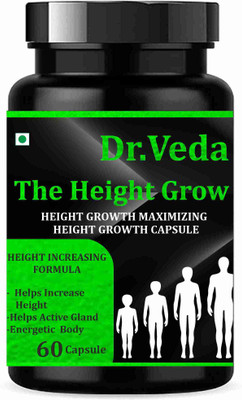 DR.VEDA The Height Grow Capsules for Height Increase Height Gain & Height Growth(60 Capsules)