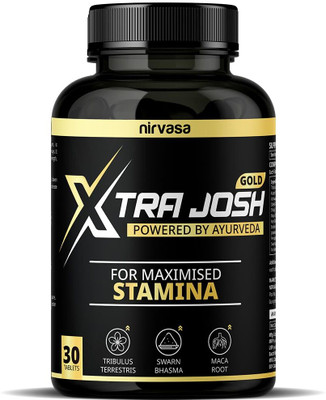 Nirvasa Xtra Josh Gold Tablet For Men | Strength & Stamina | 30 Tablets(30 Tablets)