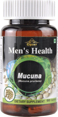 CIPZER Mucuna Capsule|Helps to enhance mood |Gives wellness to men-60 capsules(60 Capsules)