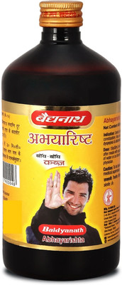 Baidyanath Abhayarisht | Useful in Piles, Constipation, Indigestion and Abdominal problems |(450 ml)