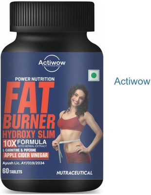 ACTIWOW Fat Burner Tablets with Garcinia Cambogia for SlimmingY01(60 Tablets)