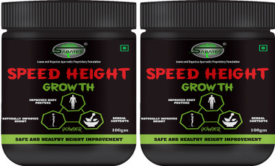 Sabates Speed Height Powder /Improves Your Height & Confidence, Height Management(Pack of 2, 200 g)