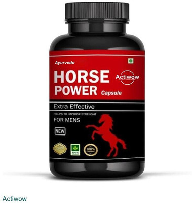 ACTIWOW Horse Power Capsule Natural supplement for energy IOP54A(30 Capsules)