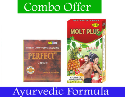 PERFECT Capsules for All kinds of Physical and MentalCAS;C(Pack of 2, 60 Capsules, 450 ml)