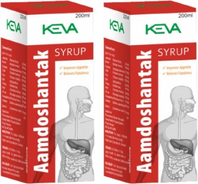 KEVA Herbal Syrup For Improve Appetite & Digestion 200 ml for men & Women Pack of 2(Pack of 2)