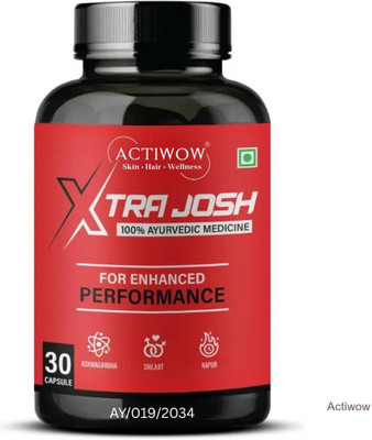 ACTIWOW Xtra Josh Capsules - Herbal Boost Without Limits(30 Capsules)