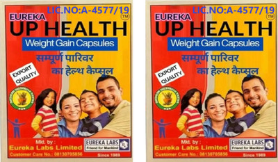 UP health Ayurvedic Health Gain Up(Pack of 2, 60 Capsules)