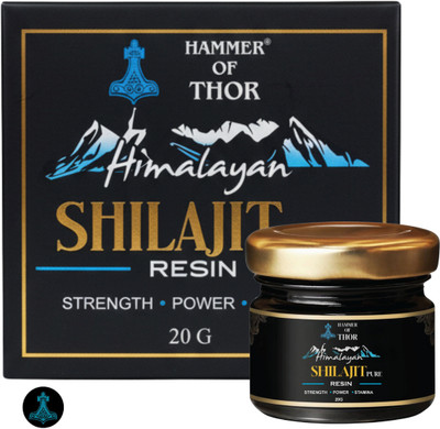 hammer of thor Pure Shilajit Resin Strength, Power & Stamina Booster(20 g)