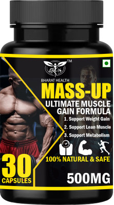 BHARAT HEALTH MASS-UP CAPSULE (ULTIMATE MUSCLE GAIN FORMULA)(30 Capsules)