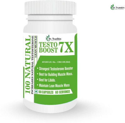 Dr.TrueSkin Testo Boost 7X Capsules Daily Energy Tonic for Men(30 Capsules)