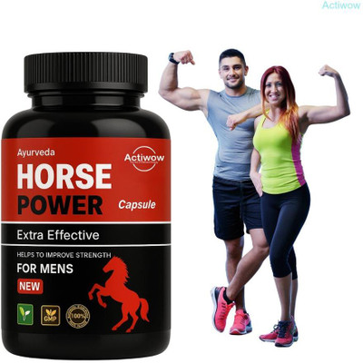 ACTIWOW Horse Power Capsule Wellness with Every Capsule 1 B02(30 Capsules)