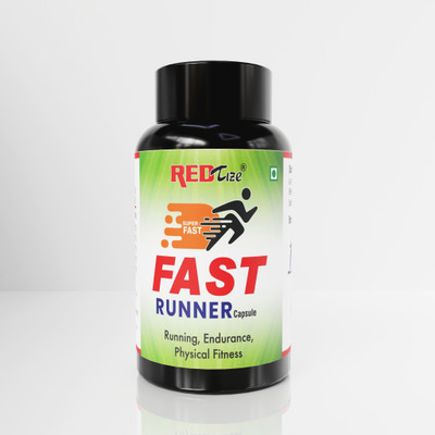 Redtize FAST RUNNER CAPSULE FOR RUNNING PHYSICAL FITNESS AND ENDURANCE.(60 Capsules)