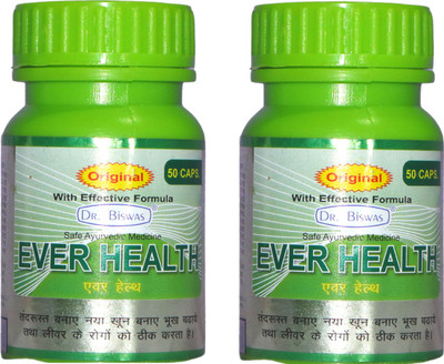 Dr. Biswas Ever Health Original 100(Pack of 2, 100 Capsules)