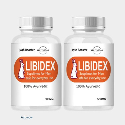 ACTIWOW Libidex Capsules - 30-Day Vitality & Stamina Formula FR135RC(Pack of 2, 60 Capsules)