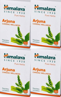 HIMALAYA Arjuna Cardiac Wellness 60 Tablets (Pack of 4)(Pack of 4, 240 Tablets)