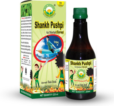 Basic Ayurveda Shankhpushpi Ka Sharbat (Syrup 225ml)(Pack of 4, 900 ml)