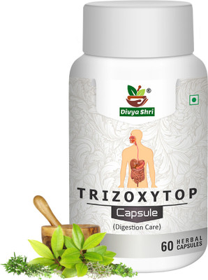 Divya Shri Trizoxytop Digestion Care Capsules | Digestive Support | Ayurvedic Product(60 Capsules)
