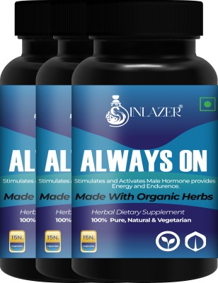 inlazer Always On Ayurvedic Power Capsule For Men For Overall Cellular Health - Strength(Pack of 3)