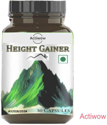 ACTIWOW Height Gainer Capsules for Supporting Natural Growth(30 Capsules)