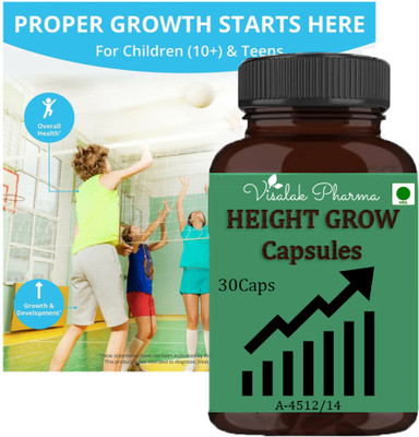 visalak pharma Height Growth-Ayurvedic Height Growth cap-sules(30 Capsules)