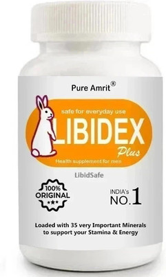 LibidSafe Libidex Plus Capsule for Men - Ayurvedic Health Medicine By Erolabs(30 Capsules)