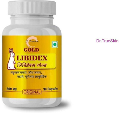 Dr.TrueSkin Libidex Gold Capsules Vitality Extra Power Endurance For Men(30 Capsules)