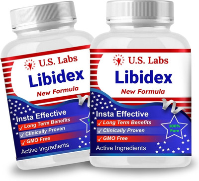 US Labs Libidex Capsule Men - The Great Erolabs Formula - 1 Month Pack(Pack of 2, 60 Capsules)