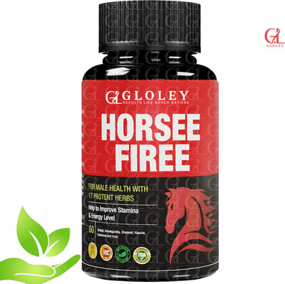 GLOLEY Horse True Orignal Capsule With Fire Natural Energy Tablets(60 Capsules)