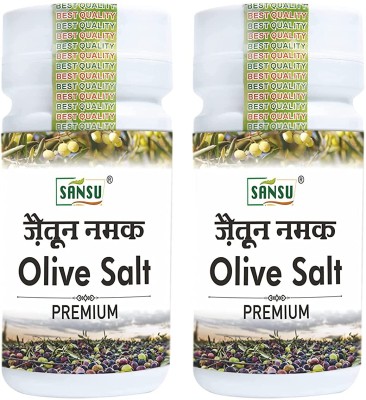 Sansu Jaitun Namak | Premium Olive Salt | Best Helpful for Boost Immunity 50g(Pack of 2)