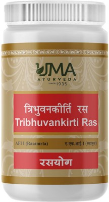 Uma Ayurveda Tribhuvan kirti Ras 1000 Tab Useful in Digestive Health Fever