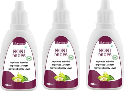 NUTROCOPIA Noni Drops - Immunity Booster Supplement (3x30ml)(Pack of 3, 90 ml)