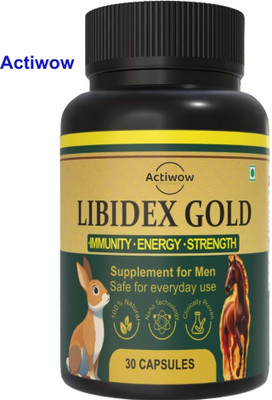 ACTIWOW Libidex Gold for Heart & Vascular Health(30 Capsules)