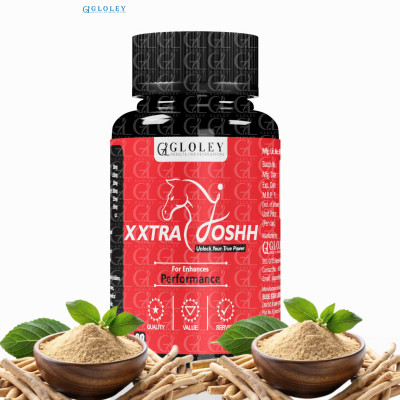 GLOLEY XTRAJOSH Herbal Capsule for Natural Energy, Vitality and Body Care(60 Capsules)