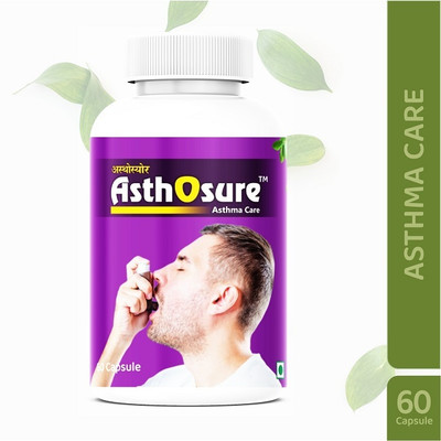 Suraj Herbals AsthOsure Asthma Care(Pack of 3, 120 Capsules)