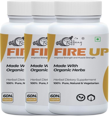 Riffway Fire Up Organic Power Medicine For Men _ Realize Your Power _ Stress Reliefe(Pack of 3)