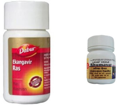 Dabur Ekangvir Ras for dosage With Leaf Rhumawat 20 Tab(Pack of 2)