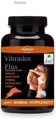 ACTIWOW Vibradex Plus Capsule Feel the Energy Flow I09(30 Capsules)