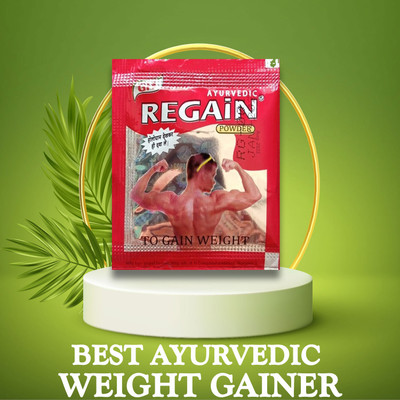 Quickbits Regain ayurvedic (20 sachets ) For Muscle Gain Weight Gainers/Mass Gainers Powder(20 x 1 Units)