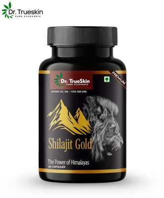 Dr.TrueSkin Shilajit Gold Herbal Power Force 30 Capsules(30 Capsules)