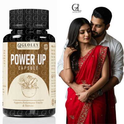 GLOLEY Power Up Orignal Stamina Care Formula With Fire Vitality And Horse Strength(60 Capsules)