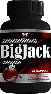 BHARAT HEALTH Big JAK P0WER CAPSULE FOR PERF0RMANCE & MUSCLE GROWTH(60 Capsules)