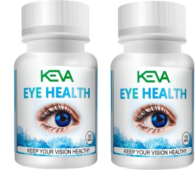 KEVA Eye Health Tablet for Improved Vision & Eye Care (Pack Of 2x100 Tablets)(Pack of 2)